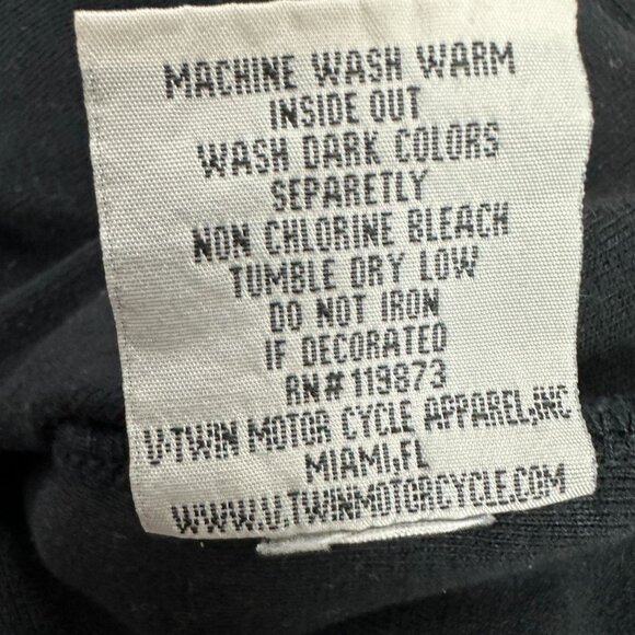 Twin V Sturgis 2007 Rally Week Long Sleeve Motorcycle Shirt XL Tie Dye - Picture 6 of 7